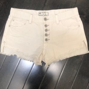 Free People white shorts, size 25